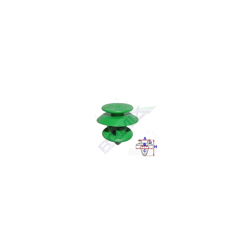 CLIPS TAPITERIE PENTRU MERCEDES BENZ SET 10 BUC [2]