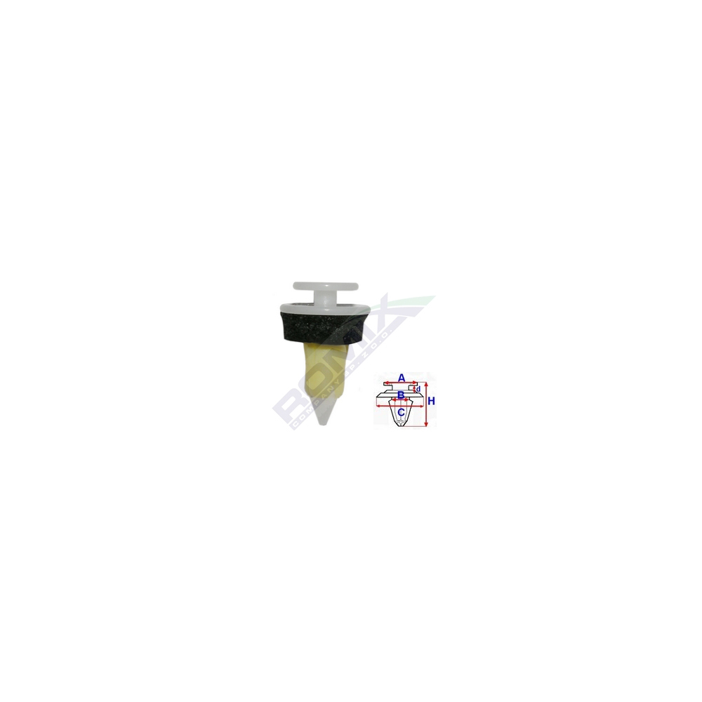 CLIPS TAPITERIE PENTRU MERCEDES W163 8X29MM SET 10 BUC [1]