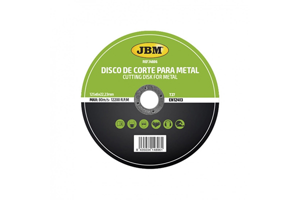 DISC DE TAIERE DEBITARE IN METAL 125 X 6 MM T27 JBM [1]