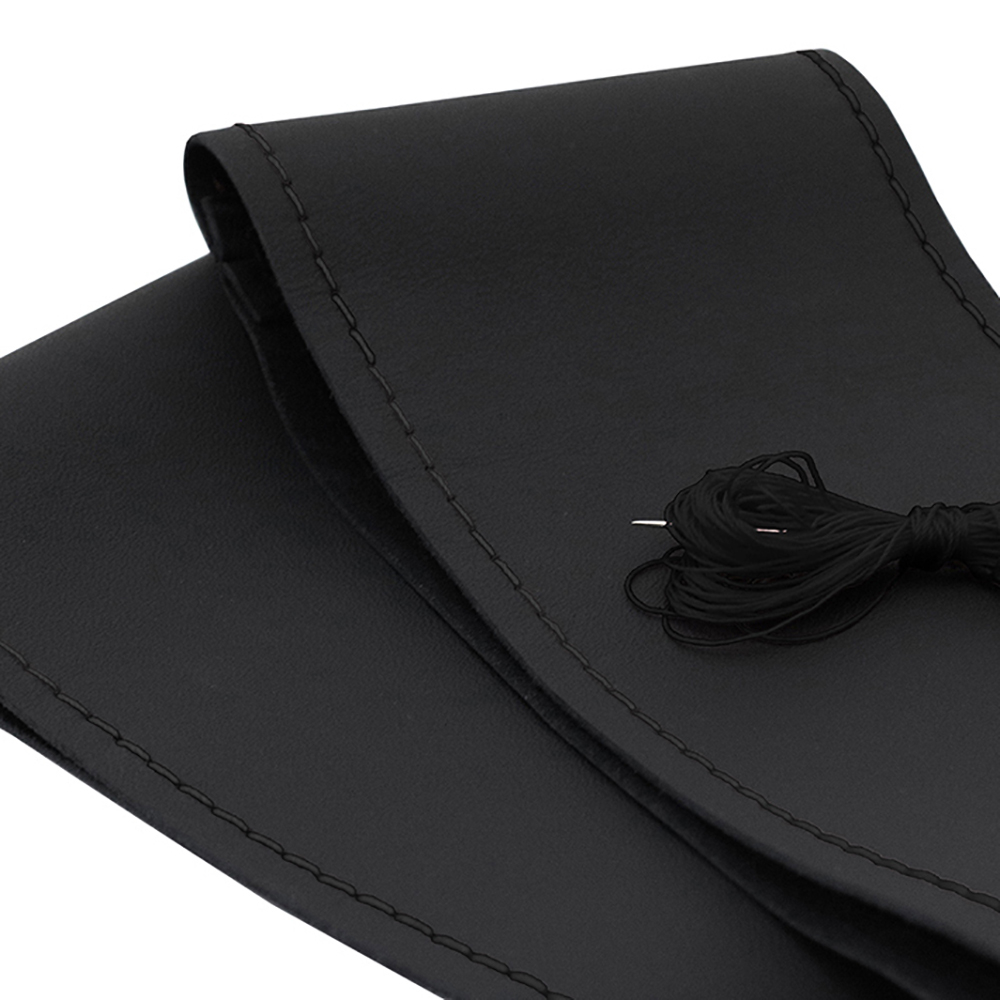 HUSA VOLAN CU SNUR PIELE NATURALA NEGRU 37-38 cm [3]