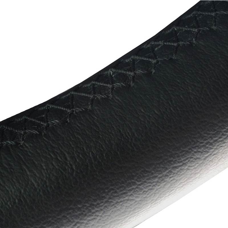 HUSA VOLAN CU SNUR PIELE NATURALA NEGRU 39-40 cm [2]