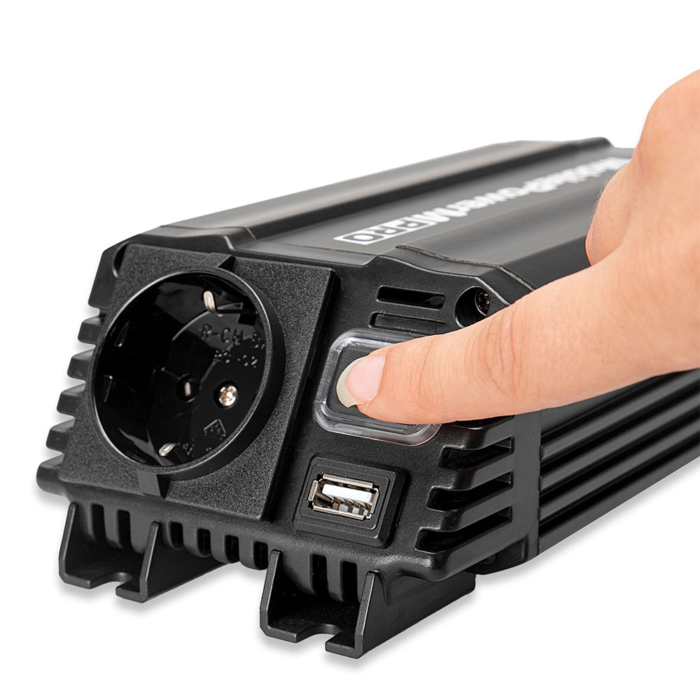 INVERTOR DE TENSIUNE HEYNER PREMIUM M PRO 300-600W ALIMENTARE 12V IESIRE 230V CU USB [2]