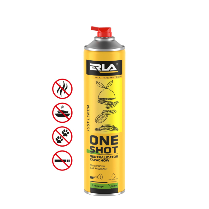 K2 ERLA ONE SHOT 600 JUST LEMON NEUTRALIZATOR SI ODORIZANT [2]