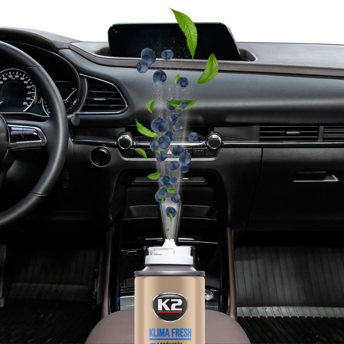 K2 KLIMA FRESH 150ml Spray curatat si dezinfectat aer cond.BLUEBERRY [7]