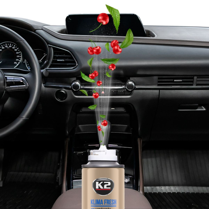 K2 KLIMA FRESH 150ml Spray curatat si dezinfectat aer cond.CHERRY [7]