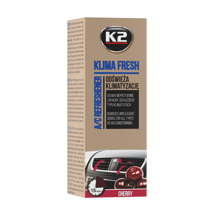 K2 KLIMA FRESH 150ml Spray curatat si dezinfectat aer cond.CHERRY [2]