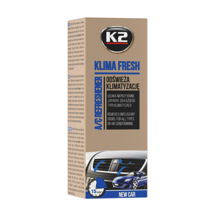 K2 KLIMA FRESH 150ml Spray curatat si dezinfectat aer cond.NEW CAR [2]