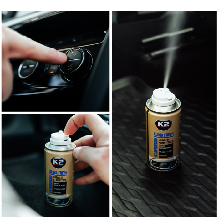 K2 KLIMA FRESH 150ml Spray curatat si dezinfectat aer cond.NEW CAR [5]