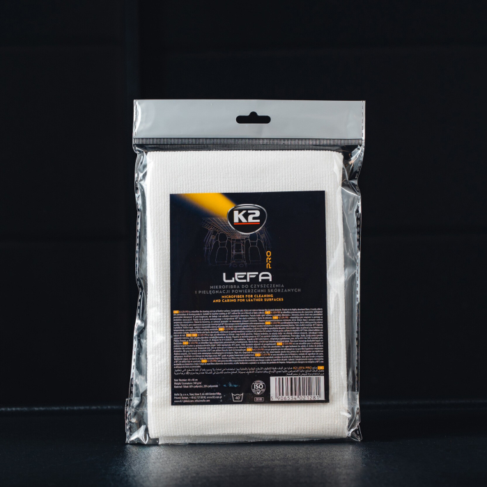 K2 LEFA PRO MICROFIBRA CURATAREA SUPRAFETELOR DIN PIELE 40X40 CM [10]