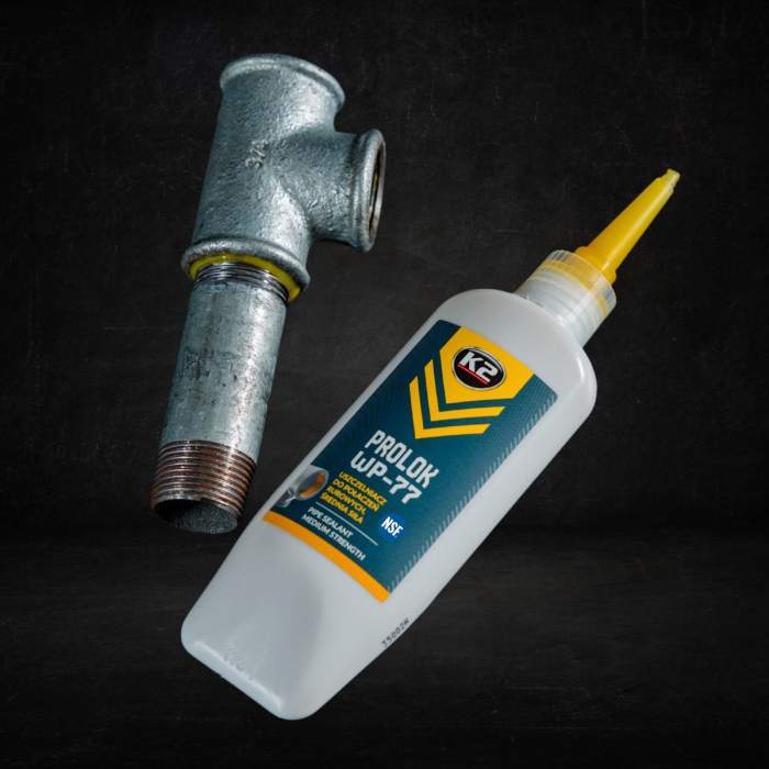 K2 PROLOK WP-77 50ml Etanșant pentru îmbinările țevilor, rezistență medie [7]