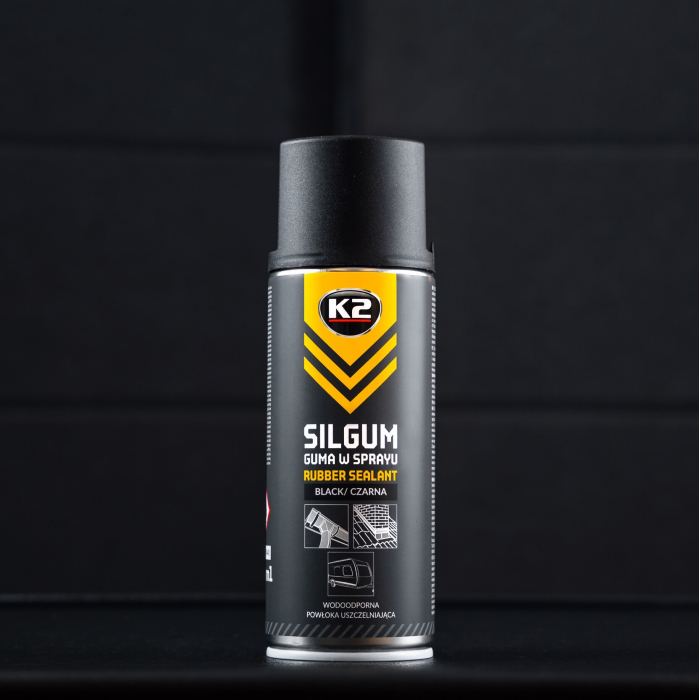 K2 SILGUM BLACK 400ML SPRAY CAUCIUC LICHID [8]
