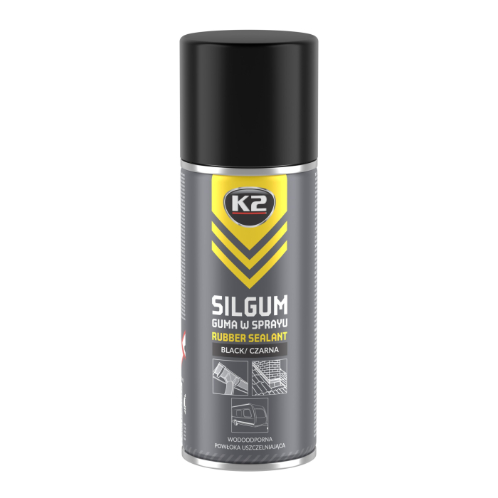 K2 SILGUM BLACK 400ML SPRAY CAUCIUC LICHID [1]