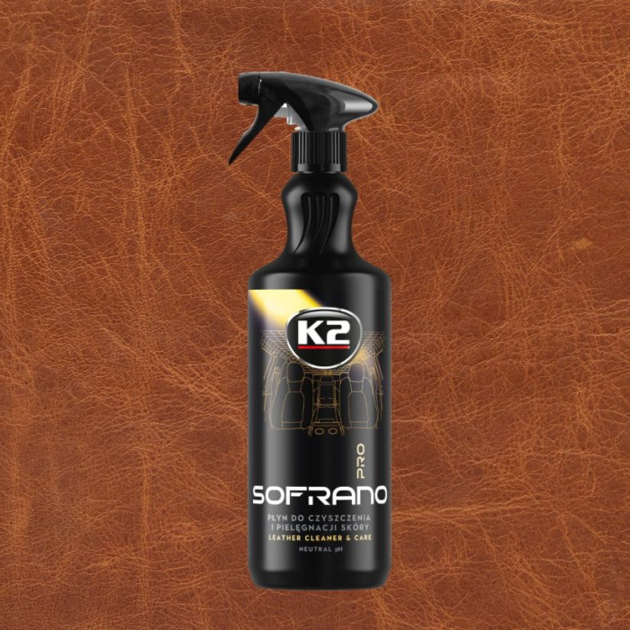 K2 SOFRANO PRO LEATHER CLEANER 1L ATOMIZER NEUTRALE PH BUC [2]