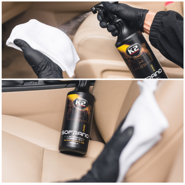 K2 SOFRANO PRO LEATHER CLEANER 1L ATOMIZER NEUTRALE PH BUC [5]