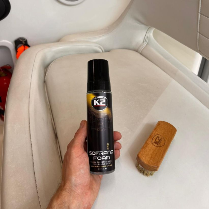 K2 SOFRANO PRO LEATHER CLEANER 200MLNEUTRAL PH BUC [5]