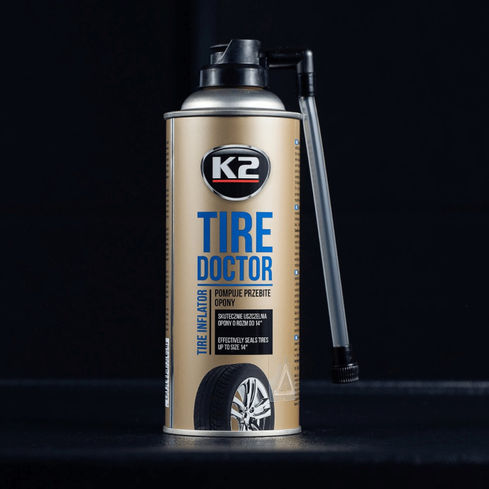K2 TIRE DOKTOR 398ml Spray pt umflat si reparat anvelope [2]