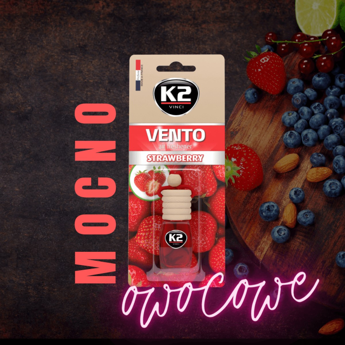 K2 VENTO 8ML BLISTER Odorizant sticluta cu snur STRAWBERRY [6]