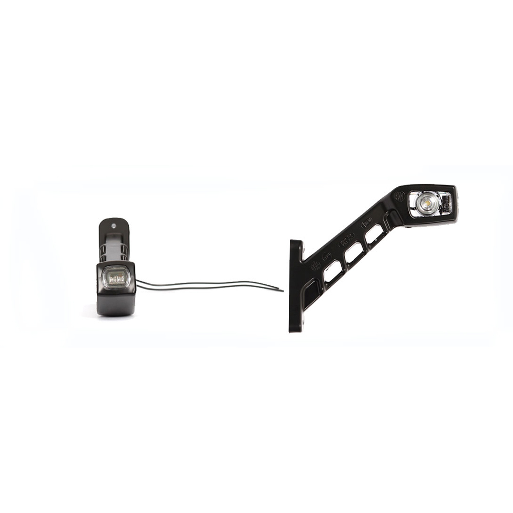 LAMPA GABARIT LED CU BRAT 238P W48, 12V-24V, POZITIE ALB / ROSU / PORTOCALIU DREAPTA WAS [5]