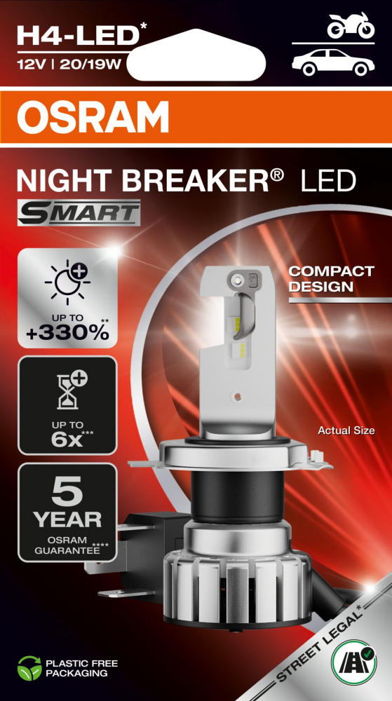 LED MOTO NIGHT BREAKER LED SMART H4 OSRAM [6]