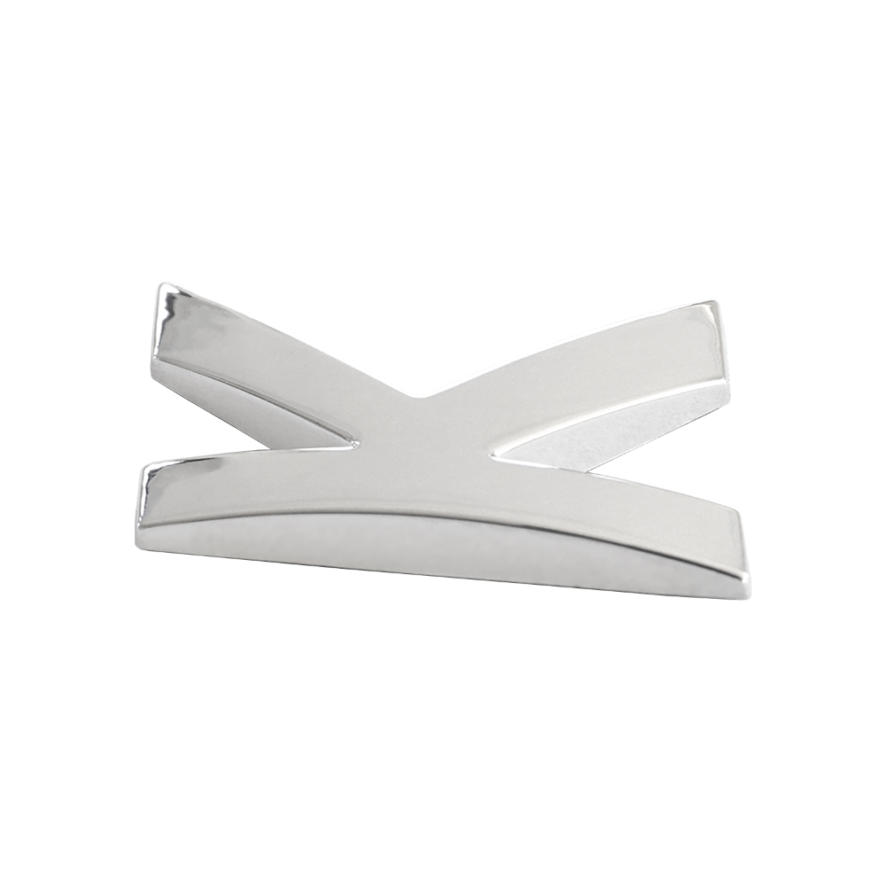 ORNAMENT AUTO 3D. LITERA K. 26 MM. CROMAT [2]