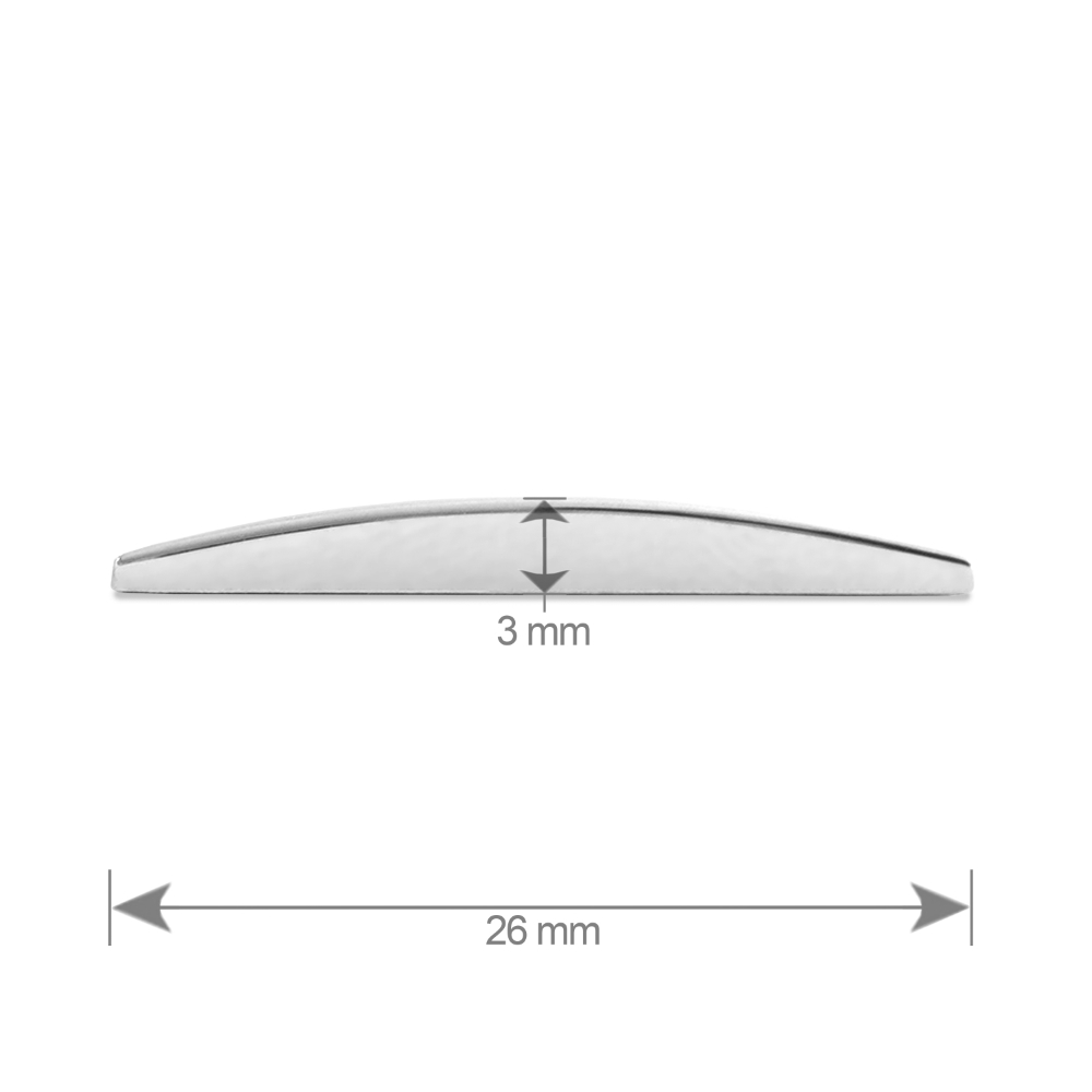 ORNAMENT AUTO 3D. LITERA O. 26 MM. CROMAT [3]