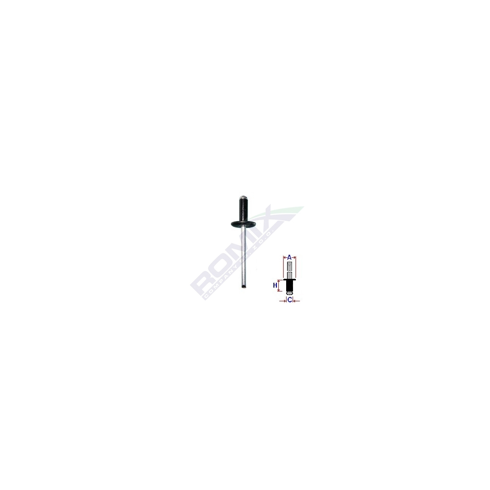 POPNIT UNIVERSAL NEGRU 48MM SET 10 BUC [2]