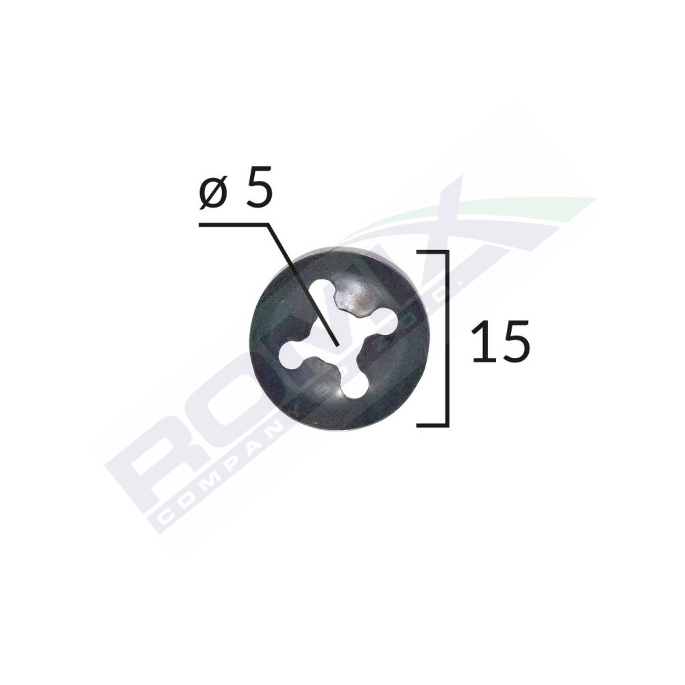 SAIBA FIXARE TAPITERIE UNIVERSAL - NEGRU - 15MM SET 25 BUC [1]