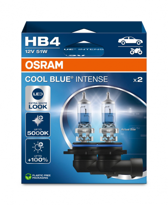 SET 2 BECURI 12V HB4 51 W COOL BLUE INTENSE NextGen OSRAM [3]