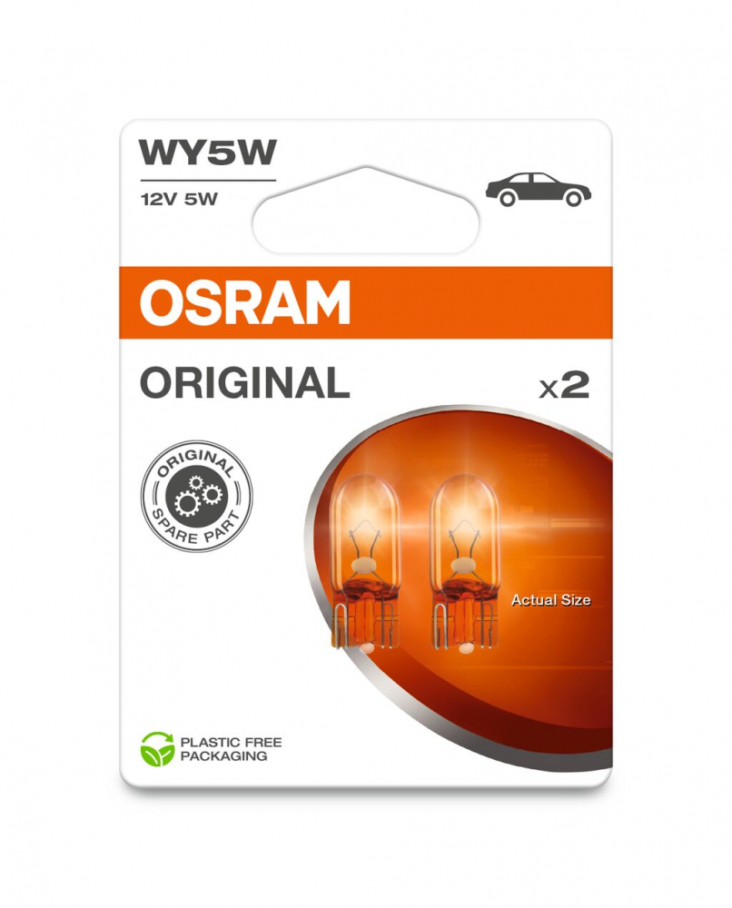 SET 2 BECURI 12V WY5W ORIGINAL BLISTER OSRAM [1]
