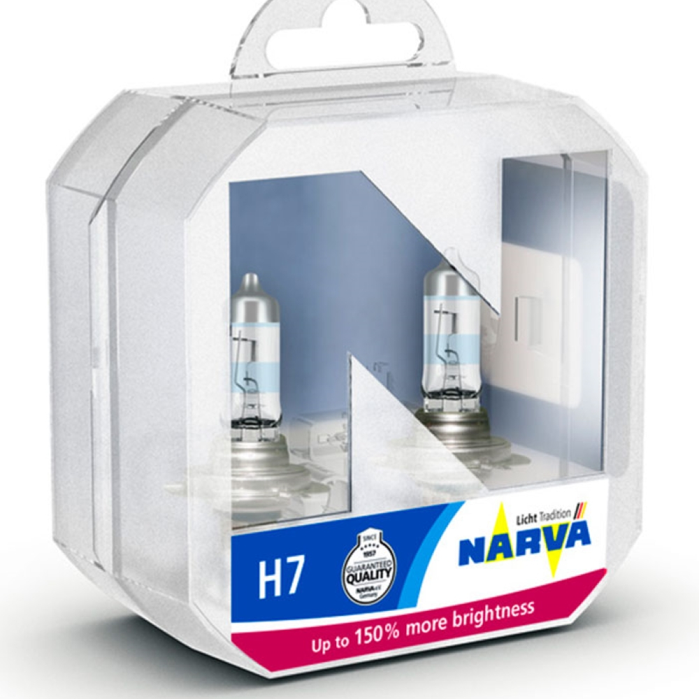 SET 2 BECURI FAR H7 55W 12V RANGE POWER 150 NARVA [1]