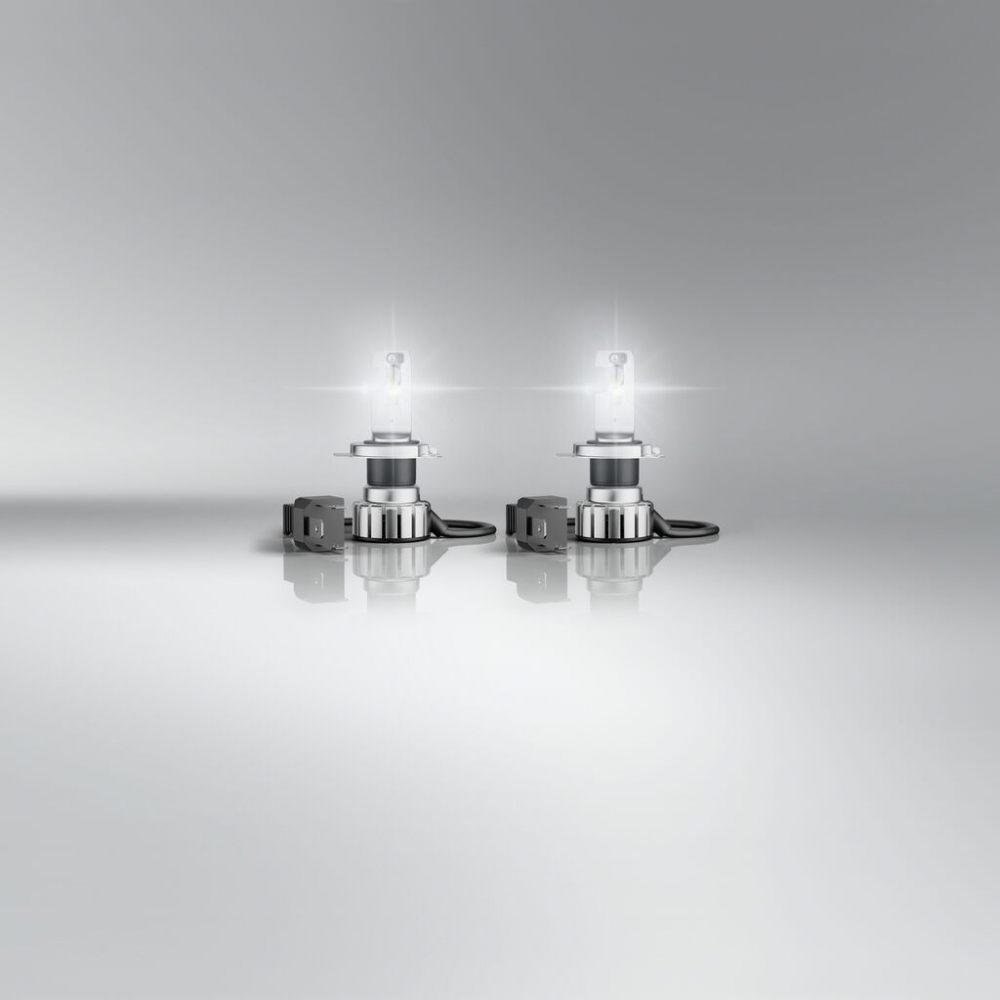 SET 2 BECURI NIGHT BREAKER LED SMART H4 +330% BLISTER OMOLOGARE RAR [6]