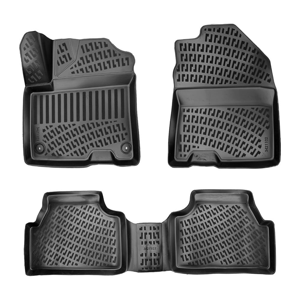 SET COVORASE AUTO CAUCIUC UMBRELLA PENTRU HYUNDAI KONA ELECTRIC 2019-2023 [1]