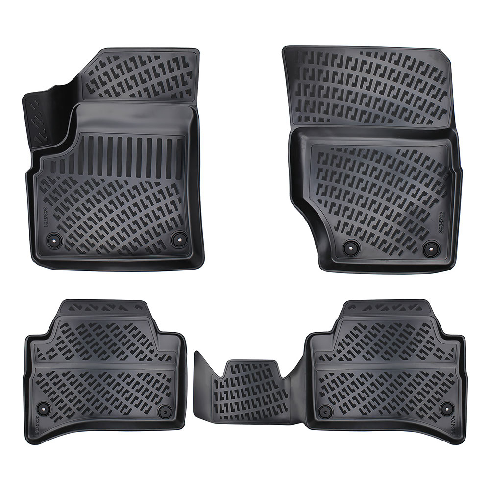 SET COVORASE AUTO CAUCIUC UMBRELLA PENTRU VW TOUAREG I (7L) 2002-2010 [1]