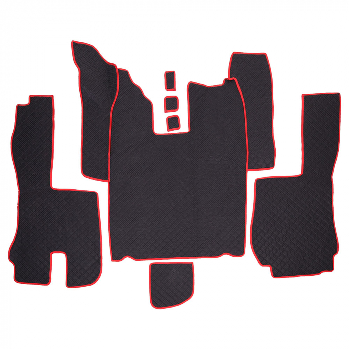 SET COVORASE PIELE ECOLOGICA TRUCK UMBRELLA PENTRU SCANIA SERIA R 2005-2013 MANUAL. NEGRU [1]
