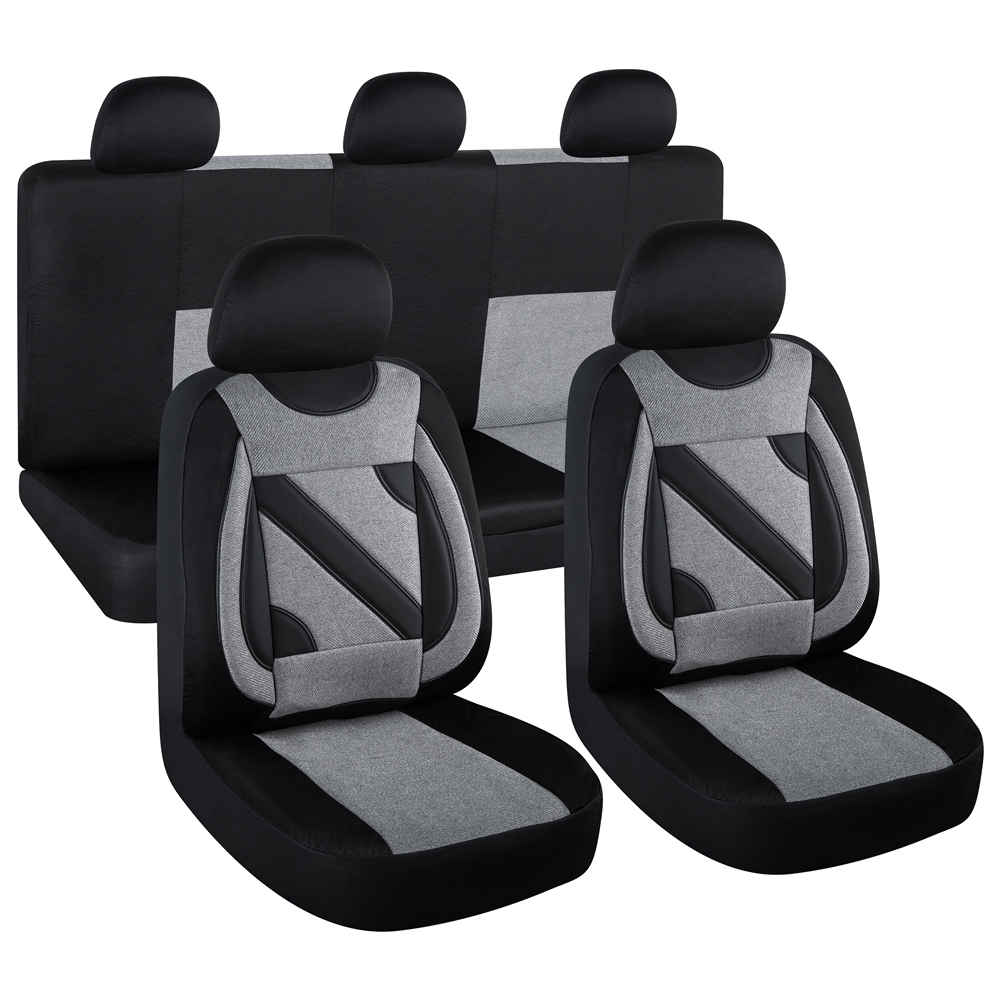 SET HUSE SCAUN NERO GRI [2]