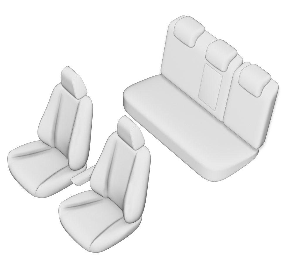 SET HUSE SCAUN UMBRELLA PENTRU SEAT ATECA 2016- (BANCHETA FRACTIONATA) [5]