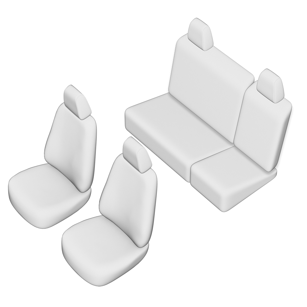 SET HUSE SCAUN UMBRELLA PENTRU SKODA FABIA 2007-2015 (BANCHETA FRACTIONATA) [5]