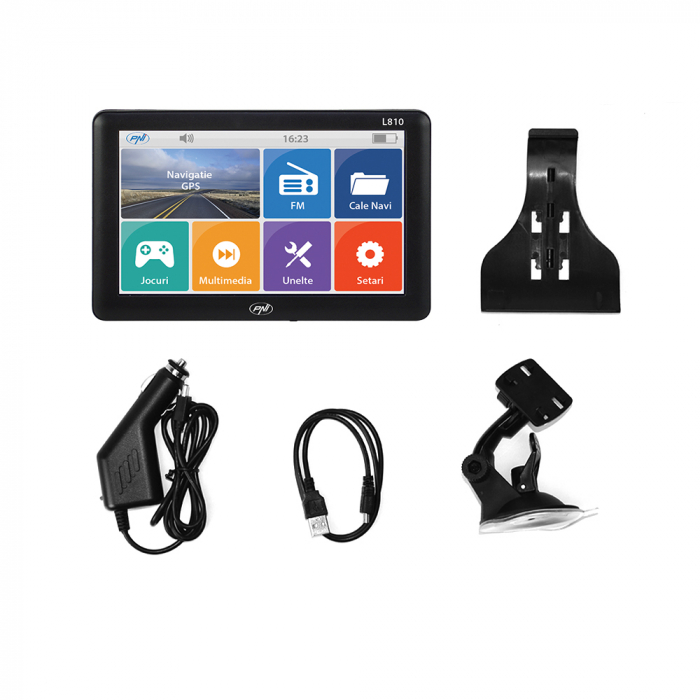 SISTEM DE NAVIGATIE GPS PNI L810 ECRAN 7 INCH, 800 MHZ, 256MB DDR, 8GB MEMORIE INTERNA, FM TRANSMITTER [5]