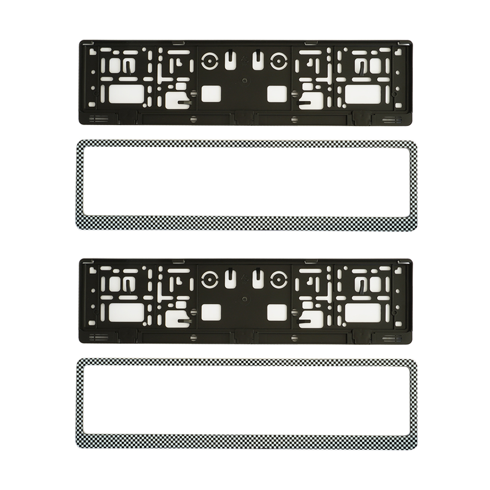 SUPORT NUMAR INMATRICULARE MEGA DRIVE CARBON SET 2 BUC [5]