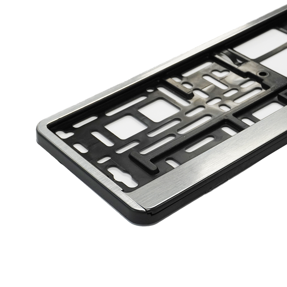 SUPORT NUMAR INMATRICULARE MEGA DRIVE CHROME BRUSH 1 BUC [3]