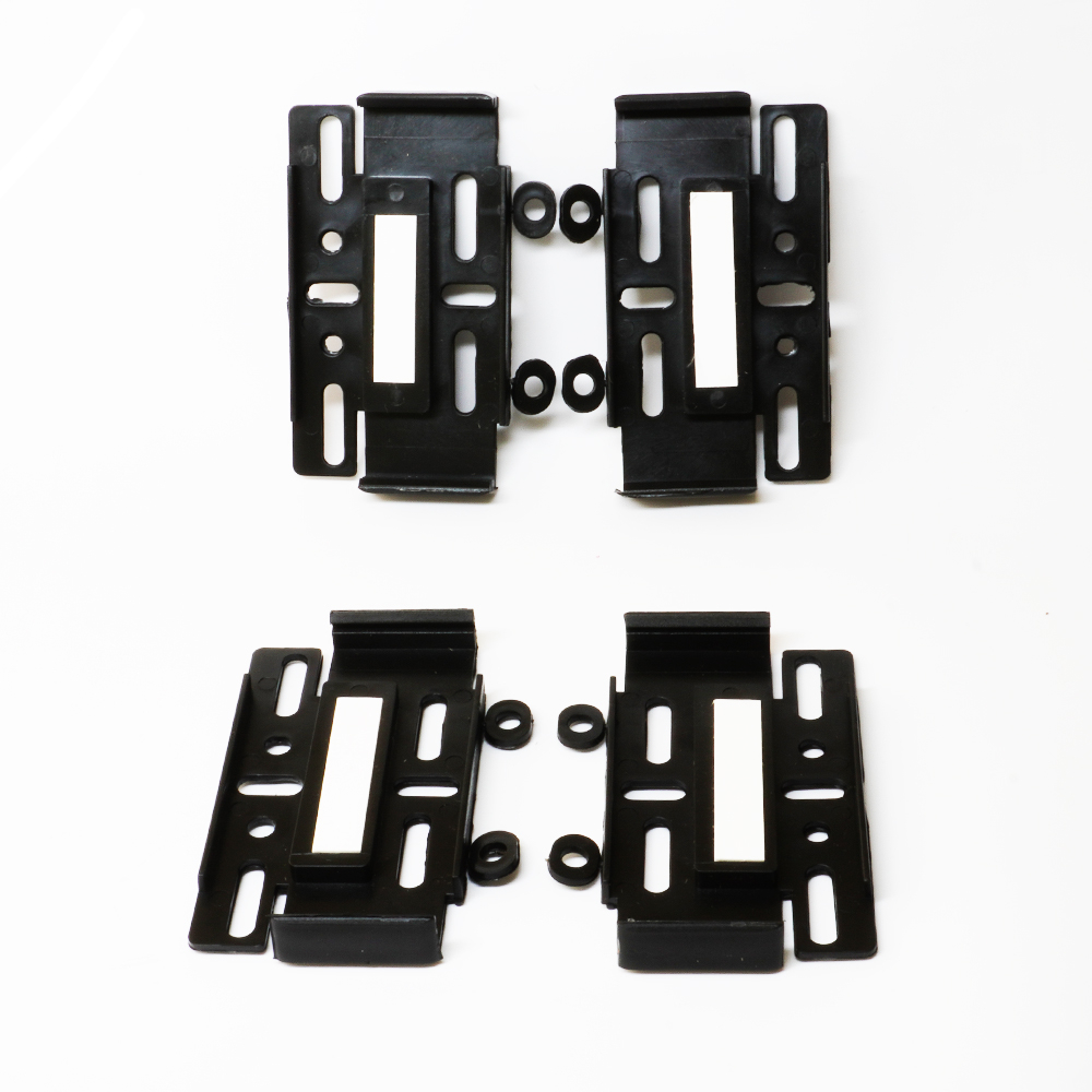 SUPORT NUMAR INMATRICULARE MEGA DRIVE FARA RAME SET 4 BUC (FATA + SPATE) NEGRU [5]