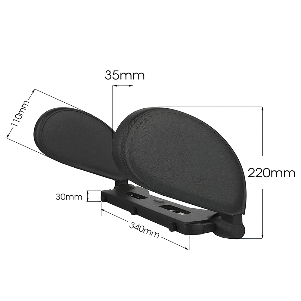 SUPORT TETIERA AUTO REGLABIL-PIELE ECOLOGICA NEAGRA [6]