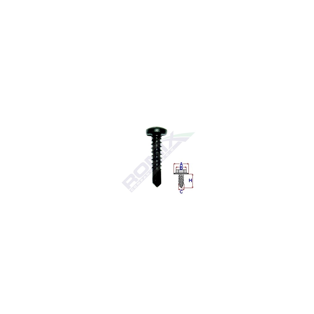 SURUB AUTOFORANT NEGRU 4.2X19 SET 100 BUC [1]