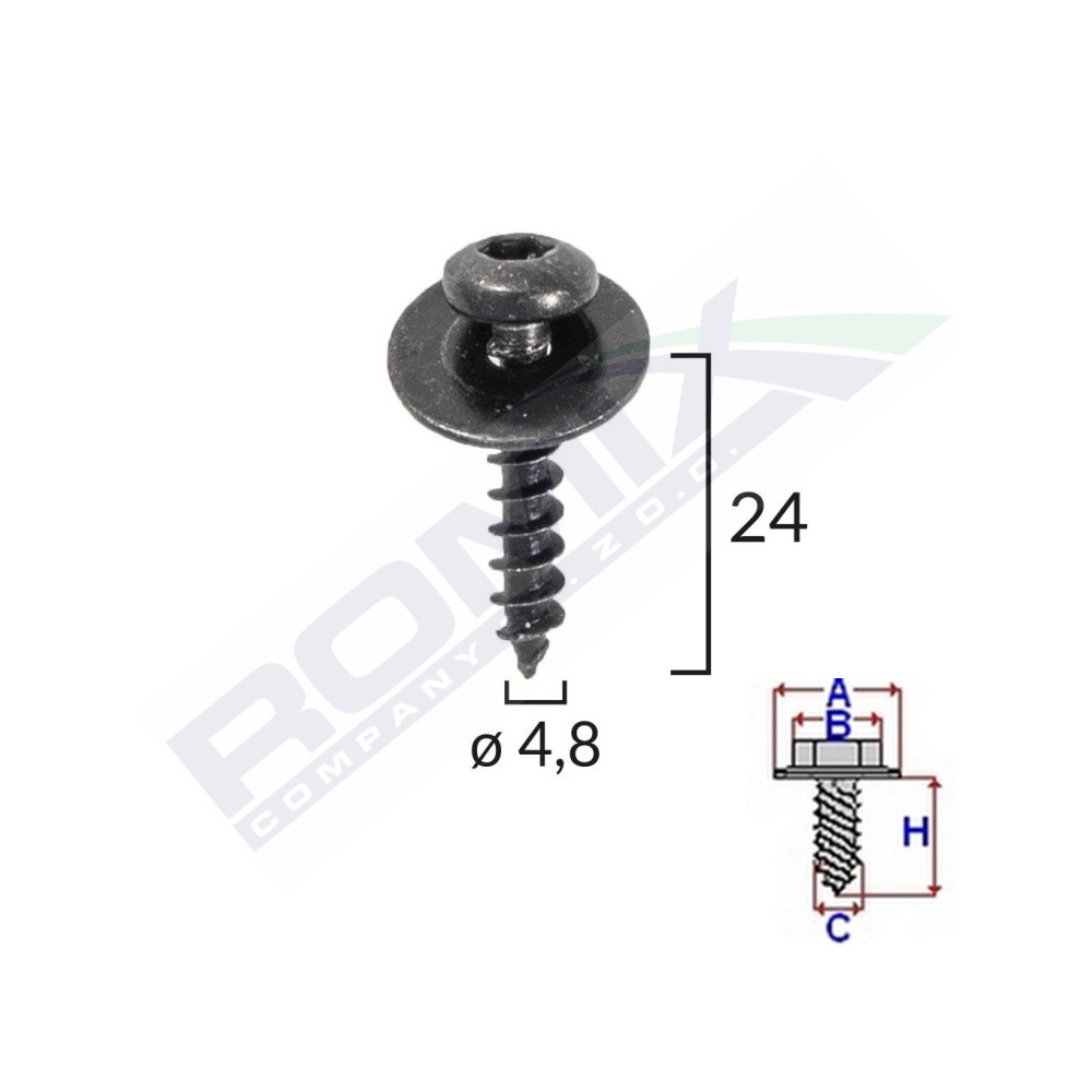 SURUB CAPAC MOTOR PENTRU RENAULT SET 10 BUC [2]