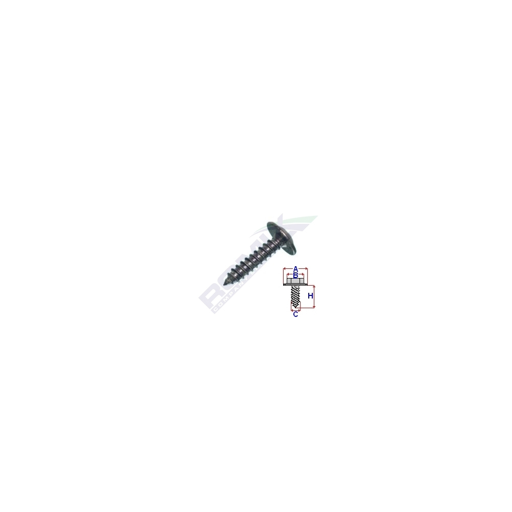 SURUB FIXARE UNIVERSAL 3.3X16.1MM SET 100 BUC [2]