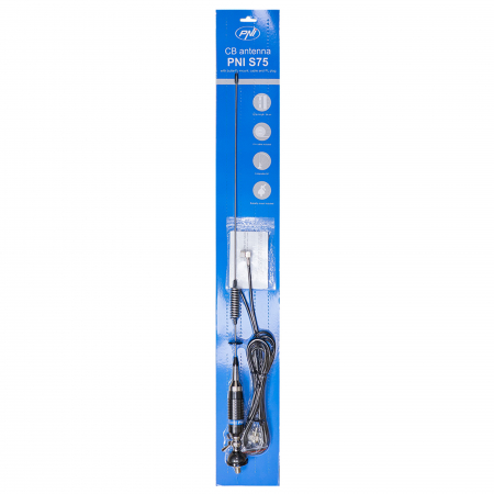 ANTENA CB PNI S75 CU FLUTURE, CU MONTURA, CABLU SI MUFA PL [3]