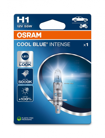BECURI AUTO - BEC 12V H1 55 W COOL BLUE INTENSE BLISTER NextGen 1 BUC OSRAM