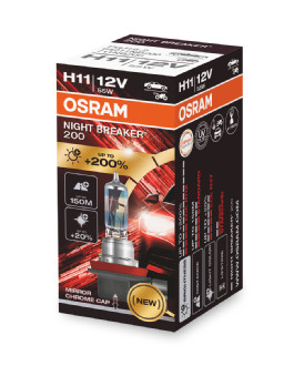 BEC 12V H11 55 W NIGHT BREAKER +200% OSRAM [1]
