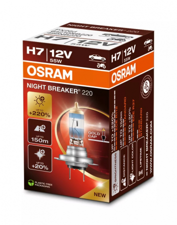 BEC 12V H7 55 W NIGHT BREAKER +220% OSRAM [1]