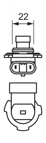 BEC 12V HIR2 55W PURE LIGHT BOSCH [4]